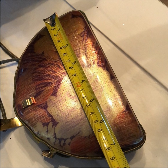 ELKA Hardcase clamshell shoulder strap evening bag clutch - Picture 12 of 15